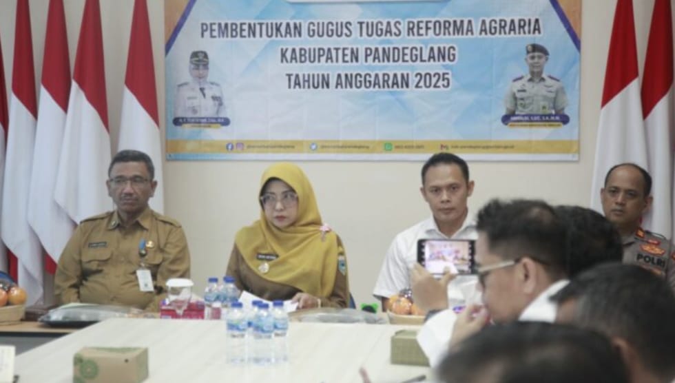 Pemerintah Kabupaten Pandeglang dan Kantor ATR/BPN Bentuk Tim Gugus Tugas Reforma Agraria (GTRA) Tahun 2025