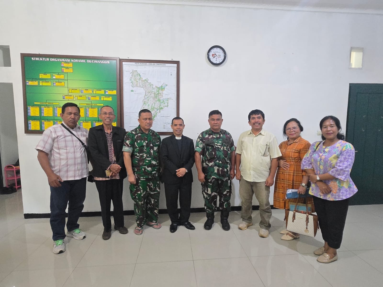 KORAMIL CIMANGGIS MEMBANGUN SINERGITAS DENGAN GEREJA HKBP RESSORT CIMANGGIS