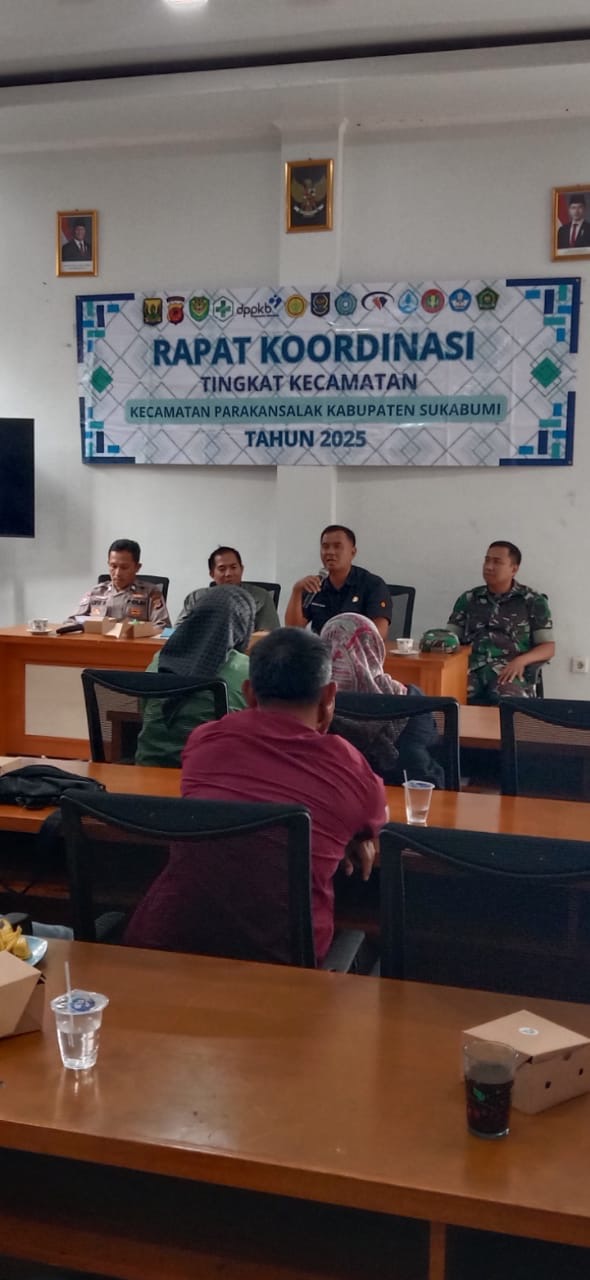 Rapat Koordinasi Tingkat Kecamatan Parakan Salak  , Bahas Sarana Olah Raga