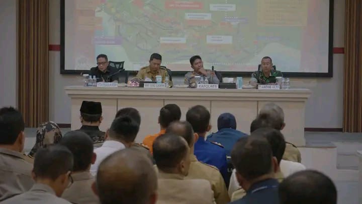 RAKOR LINTAS SEKTOR OPERASI LILIN, WABUP" AGENDA PENTING KESIAPAN AKHIR JELANG NATARU"