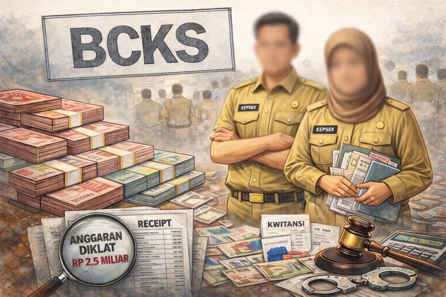 Dugaan Bancakan Anggaran Diklat BCKS Rp2,5 Miliar, Peserta Mengaku Dijanjikan Uang Saku tapi Nihil