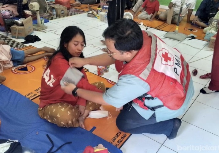 Palang Merah Indonesia (PMI) Jakarta Selatan Secara Aktif Memberikan Layanan Kesehatan Gratis