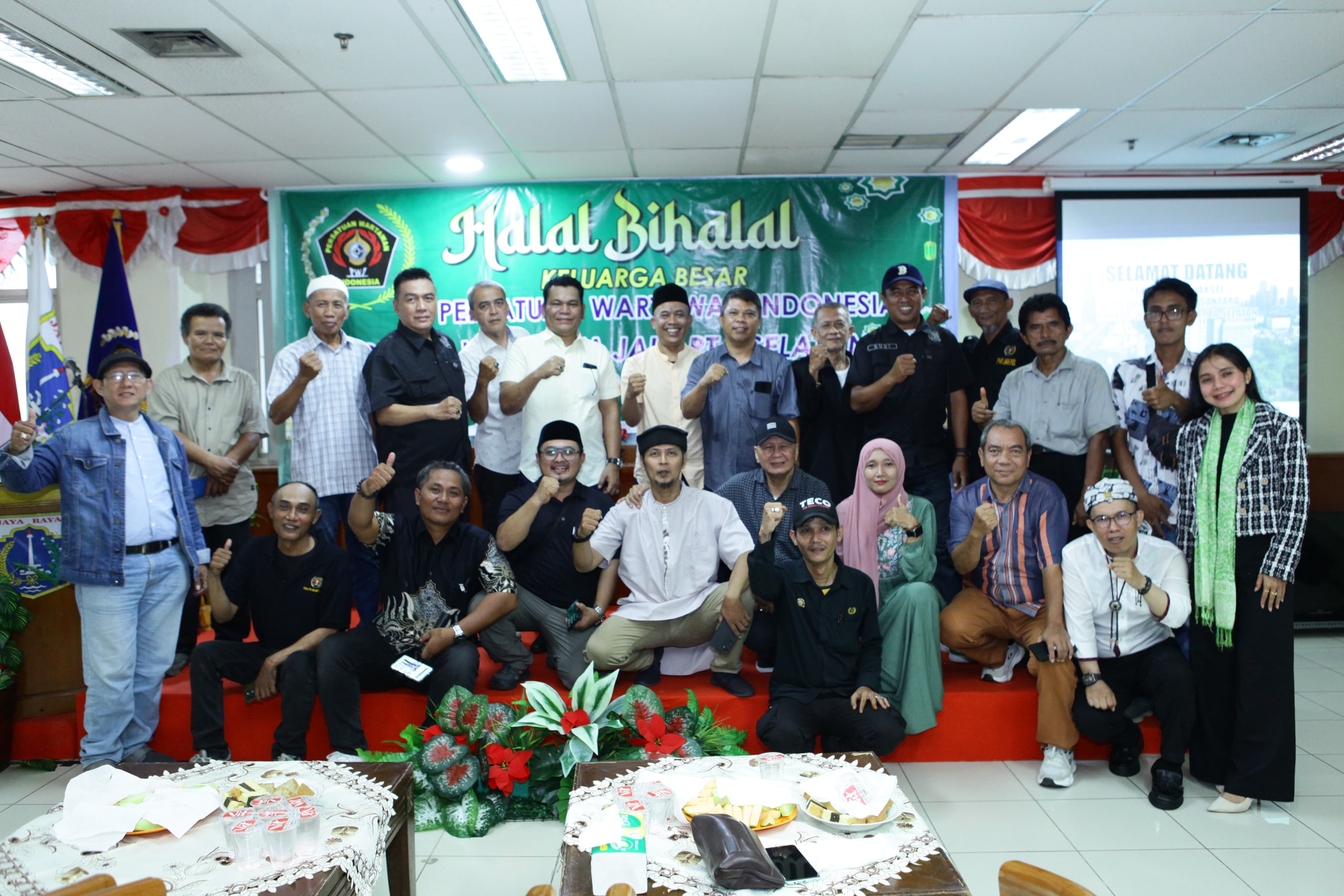 Pokja PWI Jaksel mengadakan Halal Bihalal