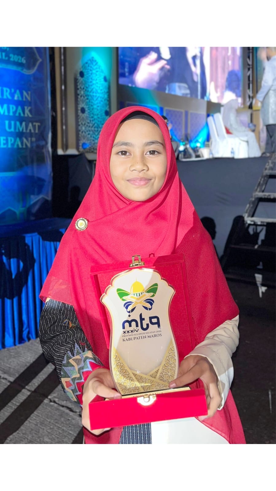 Siswa SDN 8 Negeri Pinrang Hilma Qunita Al Ijmi Raih Emas MTQ Sulsel