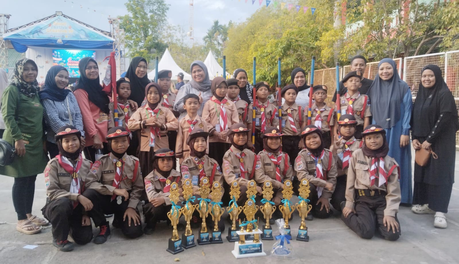 UPT SDN 8 Pinrang Raih Juara Umum 2