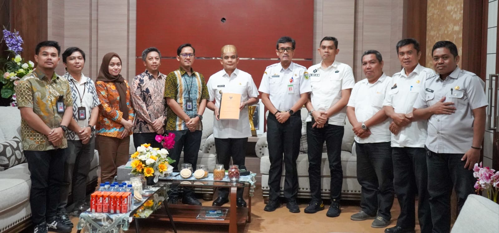 Wabup Apresiasi Tim Audit BPK Lakukan Pemeriksaan dan Pendampingan Proses Pengelolaan Keuangan Daerah. 