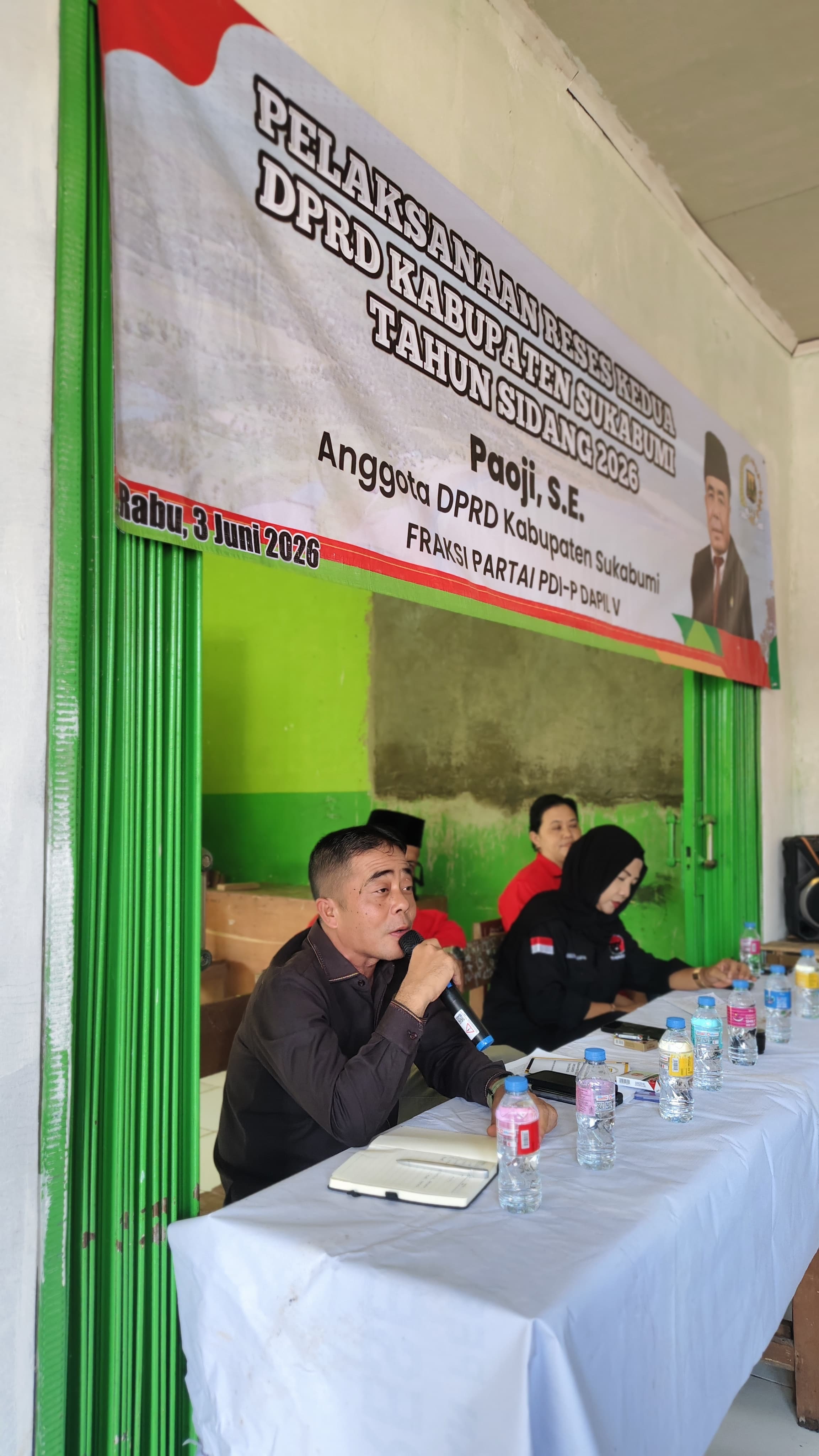 Paoji Nurjaman Tampung Aspirasi Konstituen dan Warga Kecamatan Pabuaran pada Reses Kedua Tahun Sidang 2026
